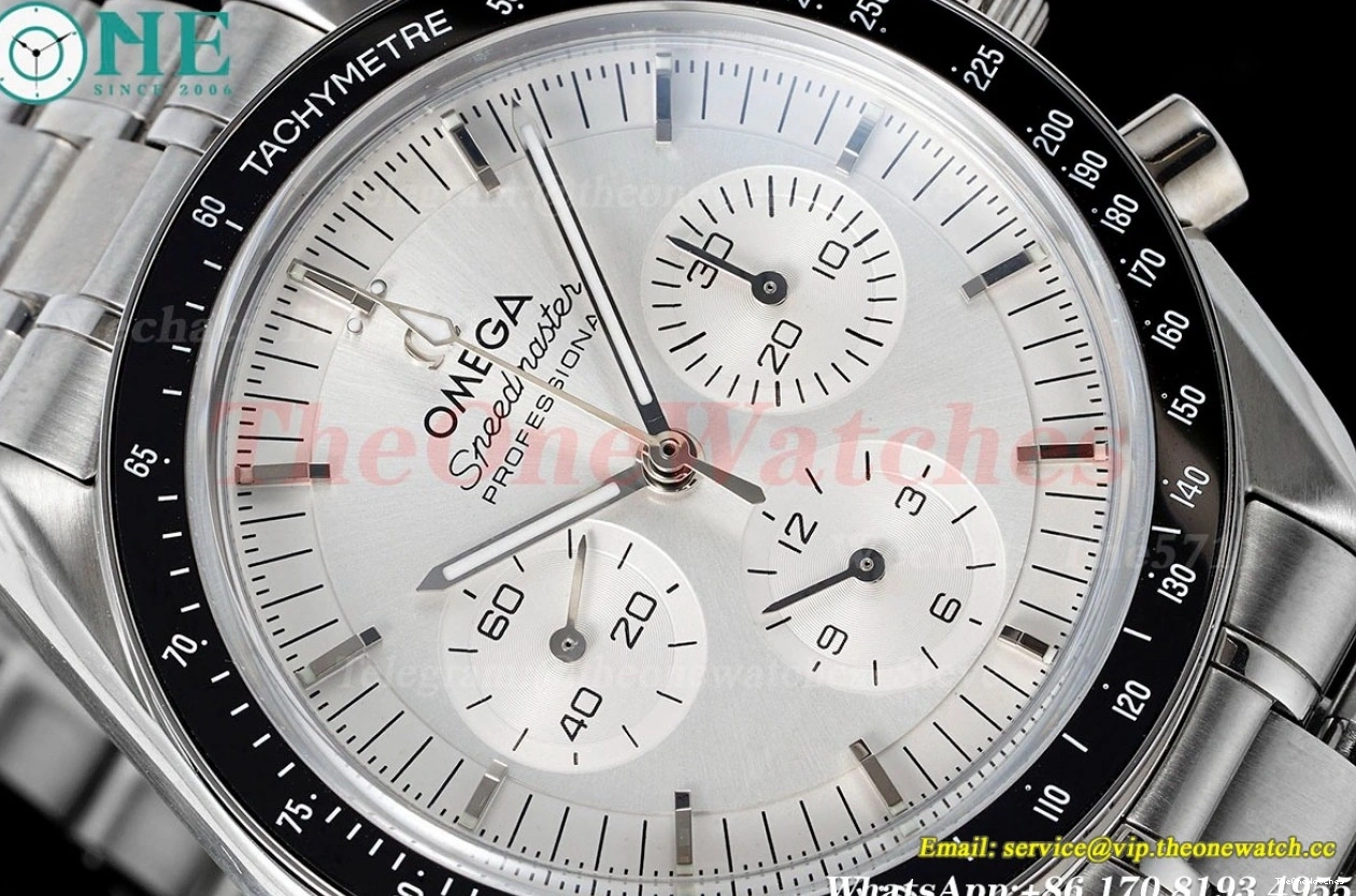SS Speedmaster 41mm SS White A7750 RMF Dial Mod 0429